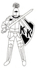 Knight - outline