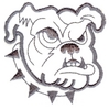 Bulldog head - Outline