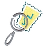Magnifying Glass & Stamp