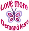 Love More Demand Less