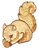 Squirrel with nut