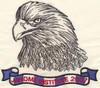 Eagle with Janome Banner