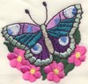 Butterfly Floral 4 (Micro-embroidery)