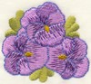 Pansies (Micro-embroidery)