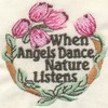 When Angels Dance (Micro-embroidery)