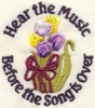 Hear the Music (Micro-embroidery)
