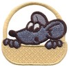 Basket Mouse (Micro-embroidery)