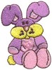 Sitting Bunny (Micro-embroidery)
