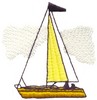 Sailboat (Micro-embroidery)
