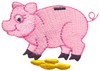 Piggy Bank (Micro-embroidery)