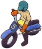 Dirtbike (Micro-embroidery)