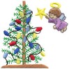 Tree and Angel (Micro-embroidery)