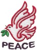 Peace Dove (Micro-embroidery)
