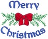 Merry Christmas (Micro-embroidery)