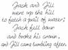 Jack and Jill Text