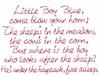 Little Boy Blue Text