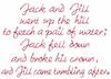 Jack and Jill Text
