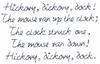 Hickory, Dickory, Dock Text
