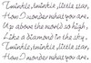 Twinkle, Twinkle Little Star Text