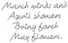 March Winds, April Showers Text