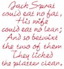 Jack Sprat Text