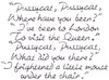 Pussycat & The Queen Text