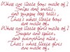 What Little Boys/Girls Are Made Of Text