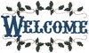 Welcome with Leaf Borders