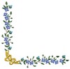 Forget Me Not (floral corner)