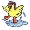 Mini Chick in a Puddle