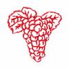 Mini Grapes (Redwork)