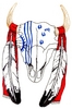 Symbolic Cows Skull
