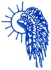 Indian Headress and Sun