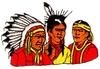 Cheif and Two Indians