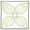 Leaf Quilt Square
