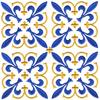 Quad Square Fleur - de - lis