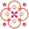 Floral Quilt Square