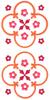 Floral Quilted Square Dual