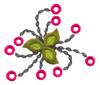 Flowers & Leaves Spray Cutwork