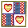 Two Hearts Cutwork & Applique