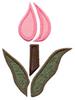 Single Tulip Applique