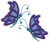 Twin Butterfly Cutwork