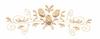 Rosebuds and Ribbons Border (Whitework)