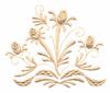 Rosebuds and Ribbons Quad (Whitework)