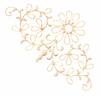 Flowers and Vines Corner #2 (Whitework)
