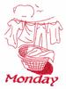 Weekly Chores Redwork (Monday)