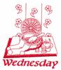 Weekly Chores Redwork (Wednesday)