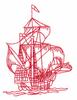 Galleon (Redwork)