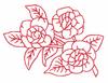 Camellias (Redwork)