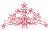 Floral Garland (Redwork)